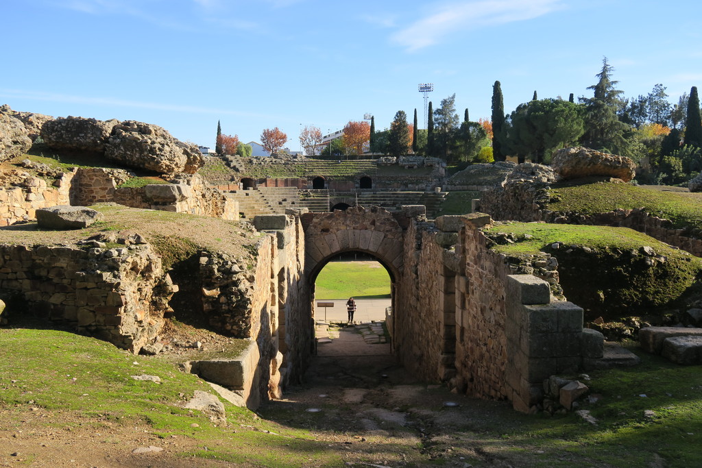 32.Anfiteatro y Teatro Romano Mérida.JPG