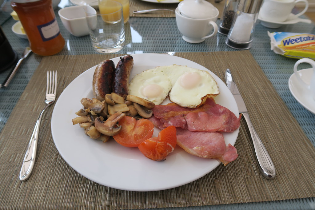 desayuno en el B&B 'The Old Rectory' Salisbury