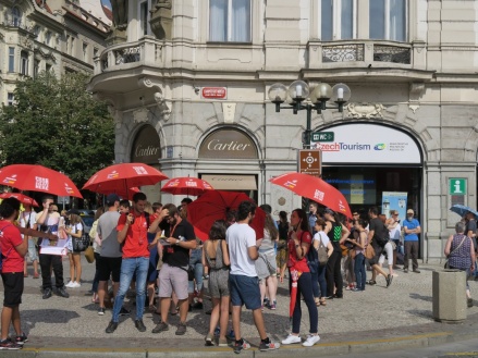 Free walking Tour Praga, Sademans