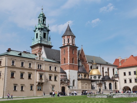 La colina de Wawel en Cracovia